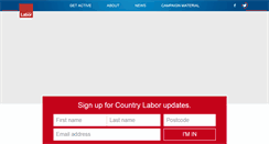 Desktop Screenshot of countrylabor.com.au