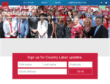 Tablet Screenshot of countrylabor.com.au